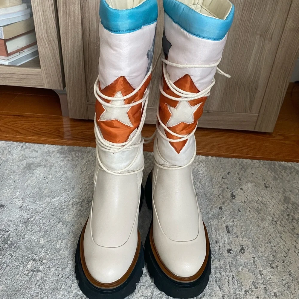 NWOT Free People Montrose Puffer Boots Size 38